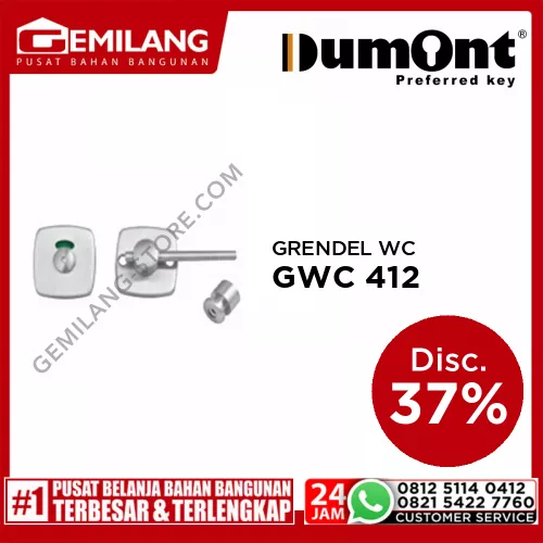DUMONT GRENDEL WC GWC 412 SS304 SQUARE
