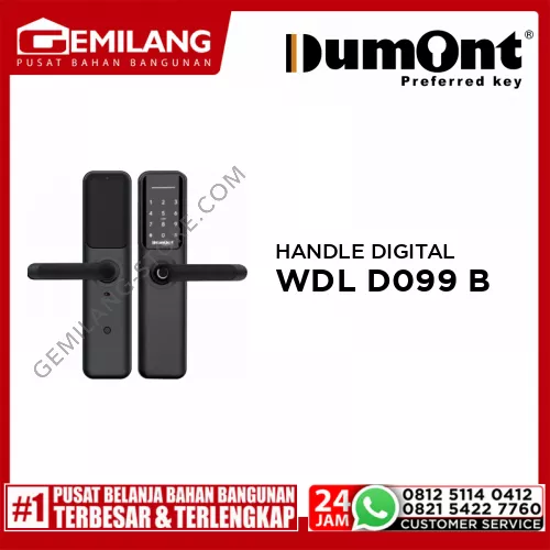 DUMONT HANDLE DIGITAL WDL D099 BLACK
