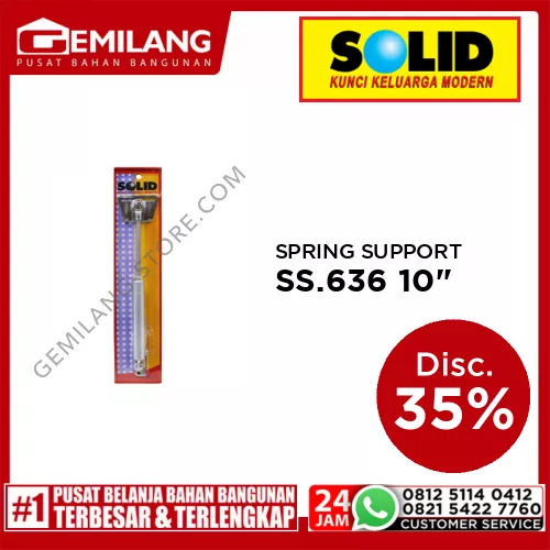 SOLID SPRING SUPPORT SS.636 10 inch CHR + SN