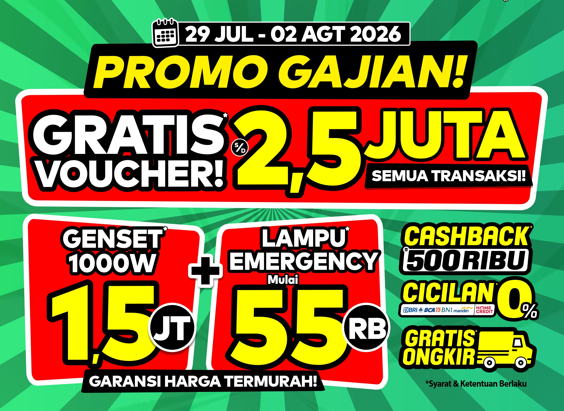 PROMO GAJIAN!